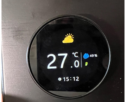 Терморегулятор з Wi-Fi In-Therm PWT 700 чорний з кольоровим екраном